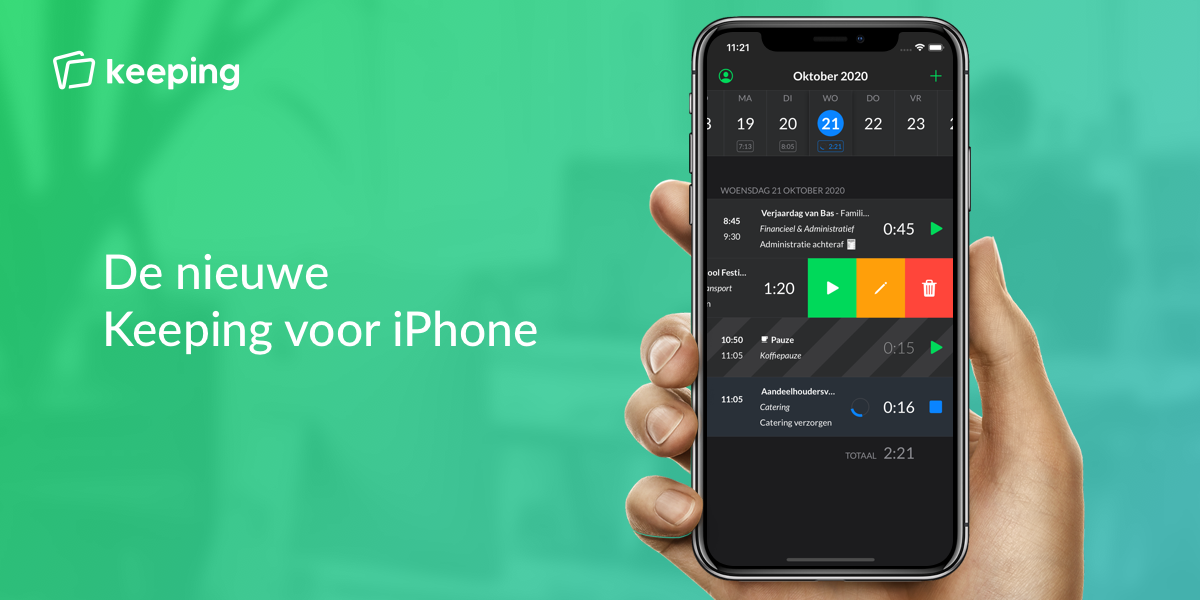 Een helemaal nieuwe Keeping voor iPhone